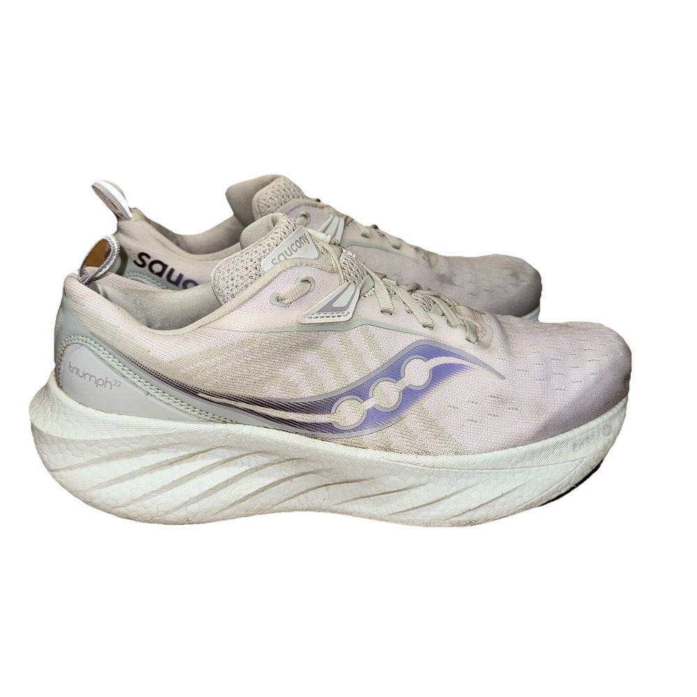 Saucony Triumph 22 (S10964-245) White/Foam Running‎ Shoes Sneakers Women's 10
